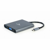 Hub USB GEMBIRD A-CM-COMBO6-01 Gris