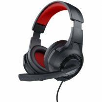 Headphones with Microphone Trust 24785 Black Red