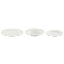 Dinnerware Set Home ESPRIT White Porcelain 27 x 27 x 2 cm 18 Pieces