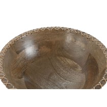 Salad Bowl Home ESPRIT Natural Rattan Mango wood 30 x 30 x 12 cm