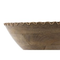 Salad Bowl Home ESPRIT Natural Rattan Mango wood 30 x 30 x 12 cm