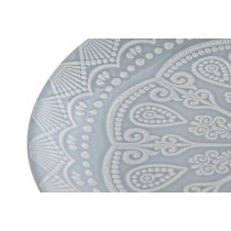 Plate set Home ESPRIT Blue Stoneware Mandala Arab 27 x 27 x 2,8 cm