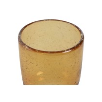 Set of cups Home ESPRIT Amber Crystal 300 ml 8 x 8 x 14 cm (6 Units)