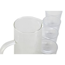 Set de Verres Home ESPRIT Transparent polypropylène Verre Borosilicaté 245 ml