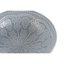 Plate set Home ESPRIT Blue Stoneware Mandala Arab 18,2 x 18,2 x 5,5 cm