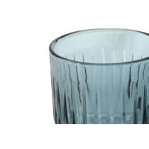 Set of cups Home ESPRIT Blue Crystal 8 x 8 x 14,5 cm (6 Units)