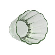 Set de Verres Home ESPRIT Vert Verre 280 ml (6 Unités)