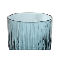 Set of cups Home ESPRIT Blue Crystal 8,8 x 8,8 x 16,3 cm (6 Units)