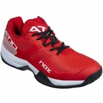 Chaussures de Padel pour Adultes Nox AT10 Fiery Noir Rouge