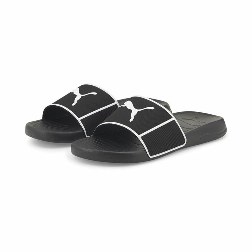 Schwimmbad-Slipper Puma Popcat 20 Shower Weiß Schwarz