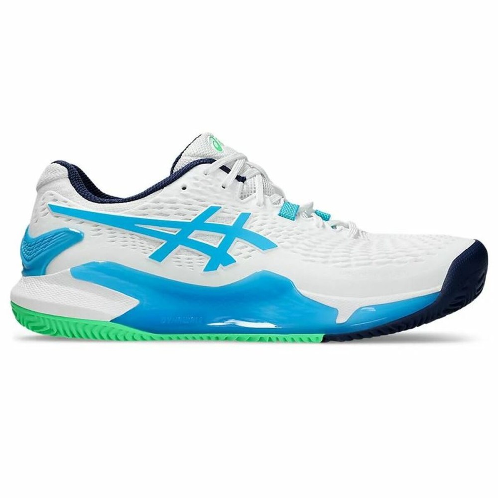 Tennisschuhe für Männer Asics Gel-Resolution 9 Clay Weiß