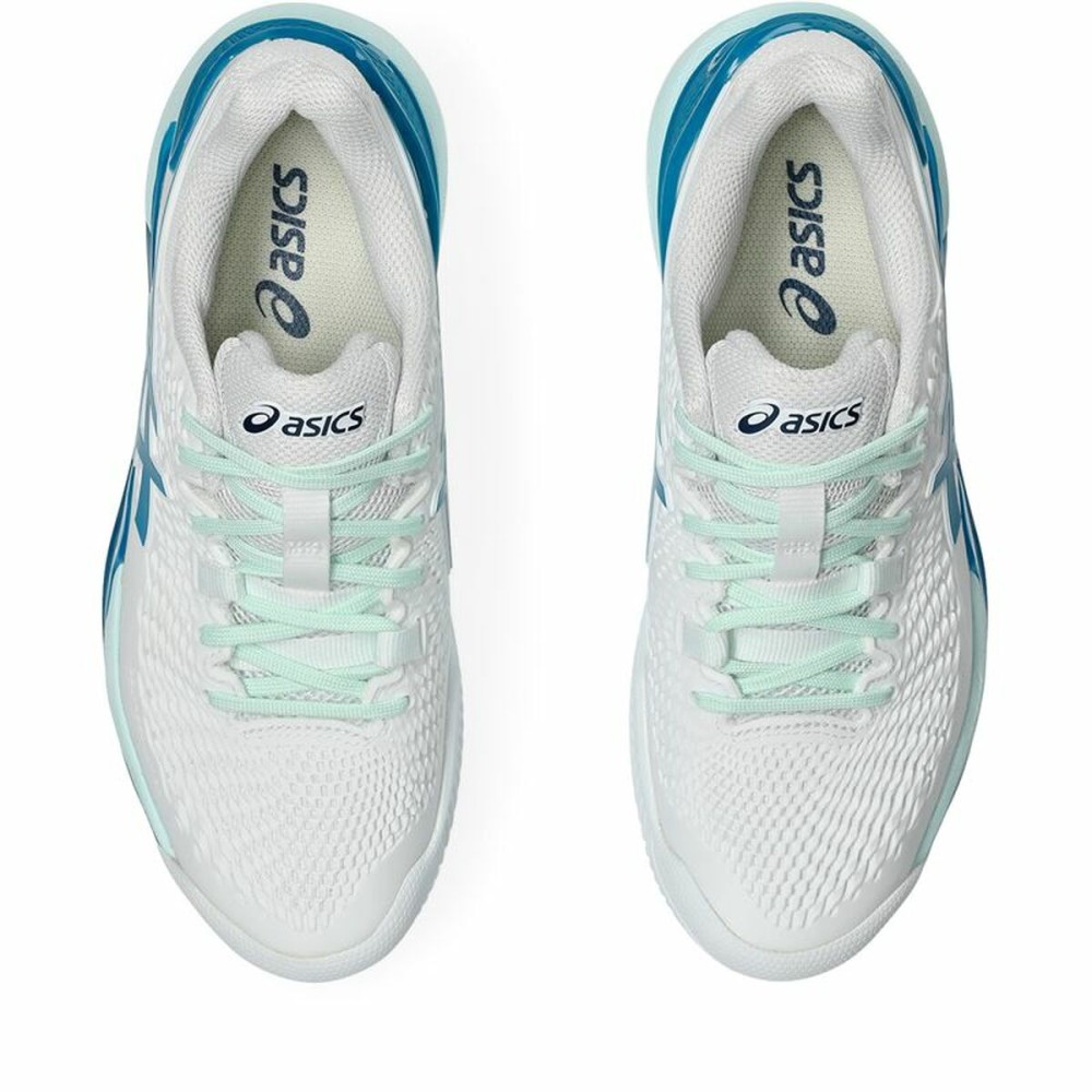 Chaussures de Tennis pour Femmes Asics Gel-Resolution 9 Clay Mujer Blanc