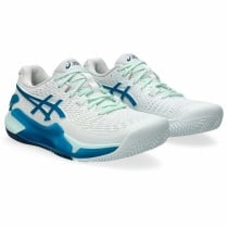 Chaussures de Tennis pour Femmes Asics Gel-Resolution 9 Clay Mujer Blanc