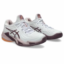 Tennisschuhe für Frauen Asics Court Ff 3 Clay Weiß