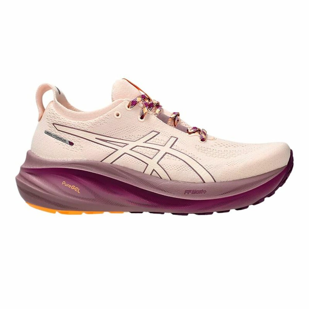 Chaussures de sport pour femme Asics Gel-Nimbus 26 Tr Beige Rose