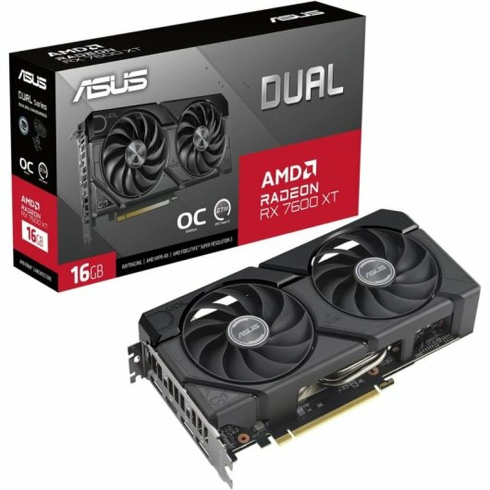 Graphics card Asus Dual Radeon RX 7600 XT OC Edition 16 GB GDDR6