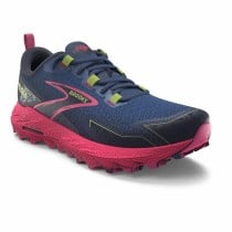 Sports Trainers for Women Brooks Cascadia 18 Blue Grey Pink