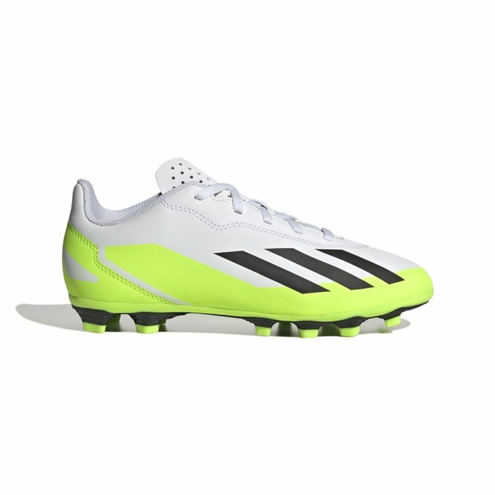 Childrens Football Boots Adidas X Crazyfast.4 Fxg Yellow White