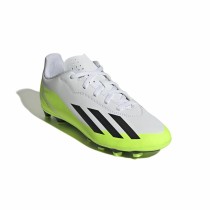 Childrens Football Boots Adidas X Crazyfast.4 Fxg Yellow White