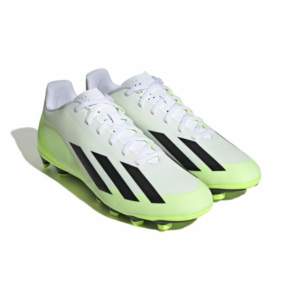 Childrens Football Boots Adidas X Crazyfast.4 Fxg Yellow White