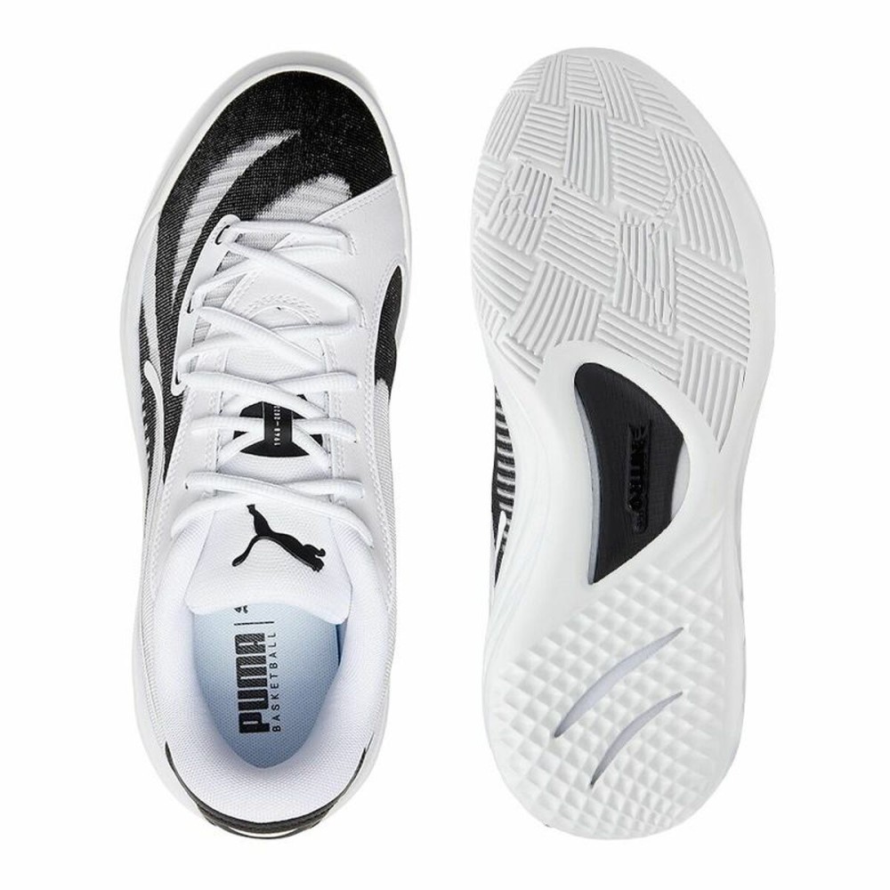 Chaussures de Basket-Ball pour Adultes Puma All-Pro Nitroam Blanc