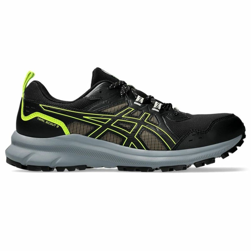 Chaussures de Sport pour Homme Asics Trail Scout 3 Jaune Noir