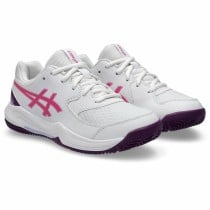 Adult's Padel Trainers Asics Gel-Dedicate 8 White Pink