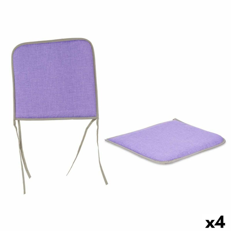 Chair cushion 38 x 2,5 x 38 cm (4 Units)