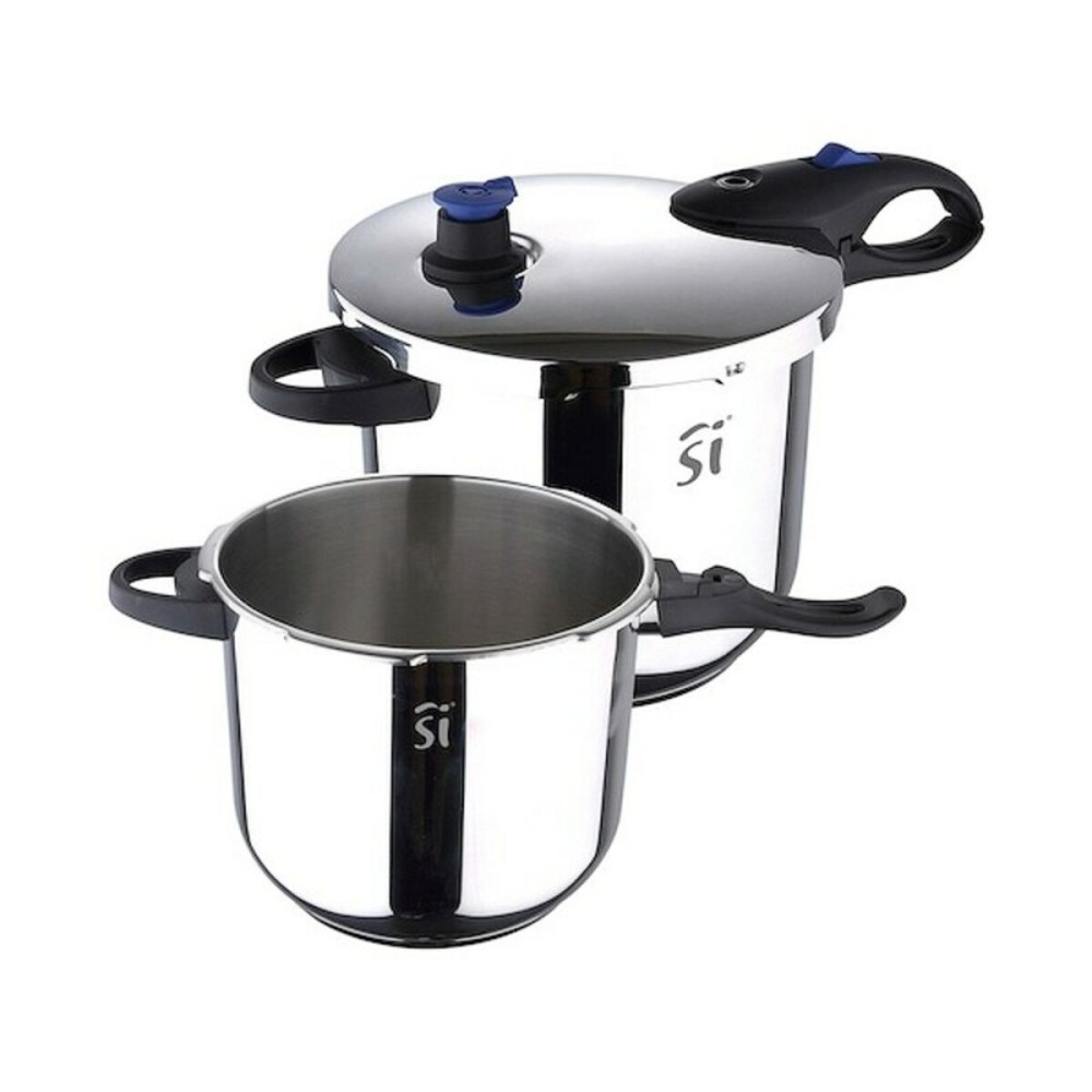 Set of pressure cookers San Ignacio Stainless steel 4 L 5,5 L Ø 22 cm