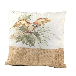 Coussin Nature craft Perroquet 45 x 10 x 45 cm