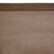 Voiles d'ombrage Auvent 3 x 3 m Chocolat Polyéthylène 300 x 300 x 0,5 cm