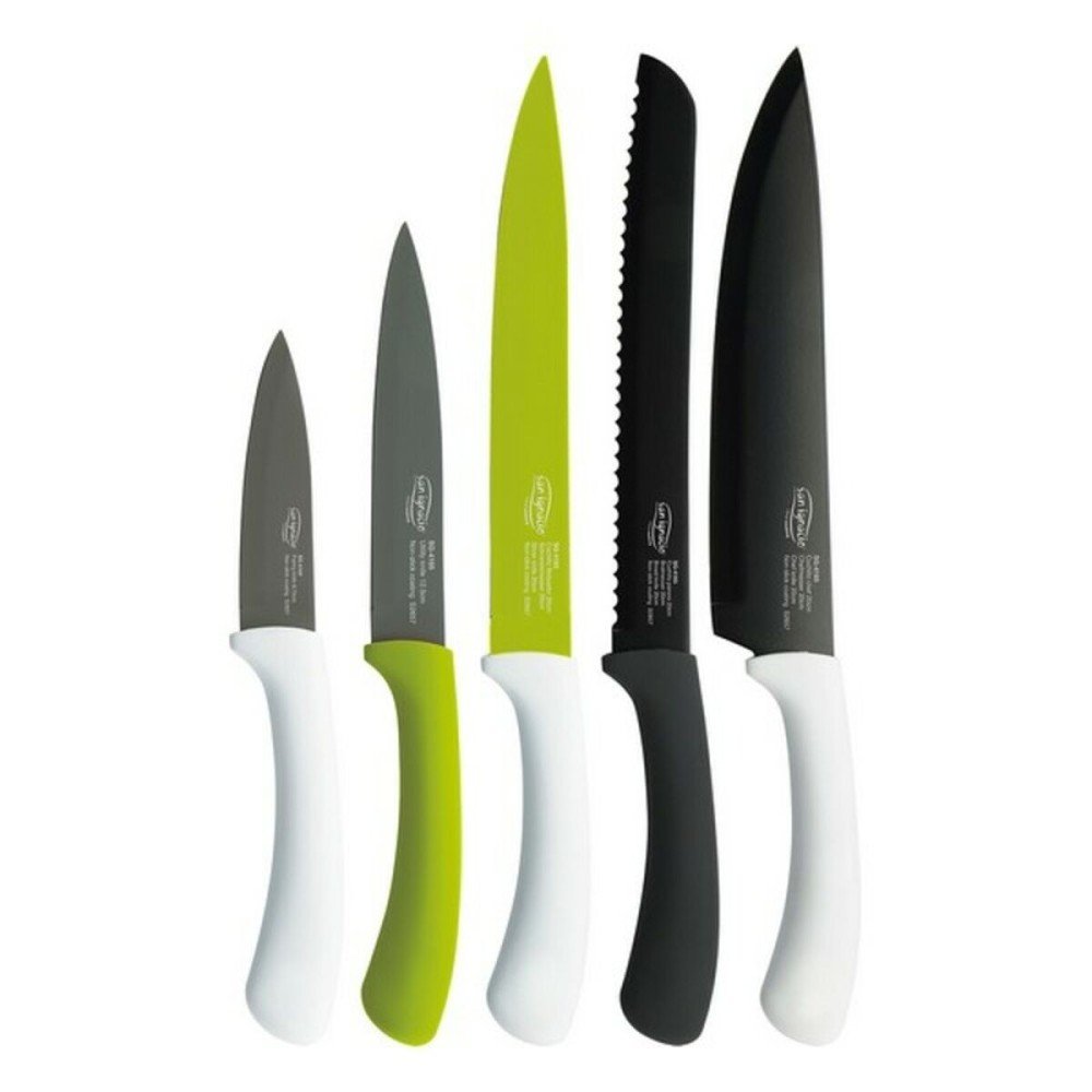 Knife Set San Ignacio green sg4165 Stainless steel Grey