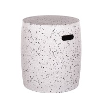 Hocker Terrazzo Weiß 40 x 40 x 45 cm