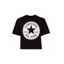 T shirt à manches courtes Enfant Converse Signature Chuck Patch Boxy Tee Noir