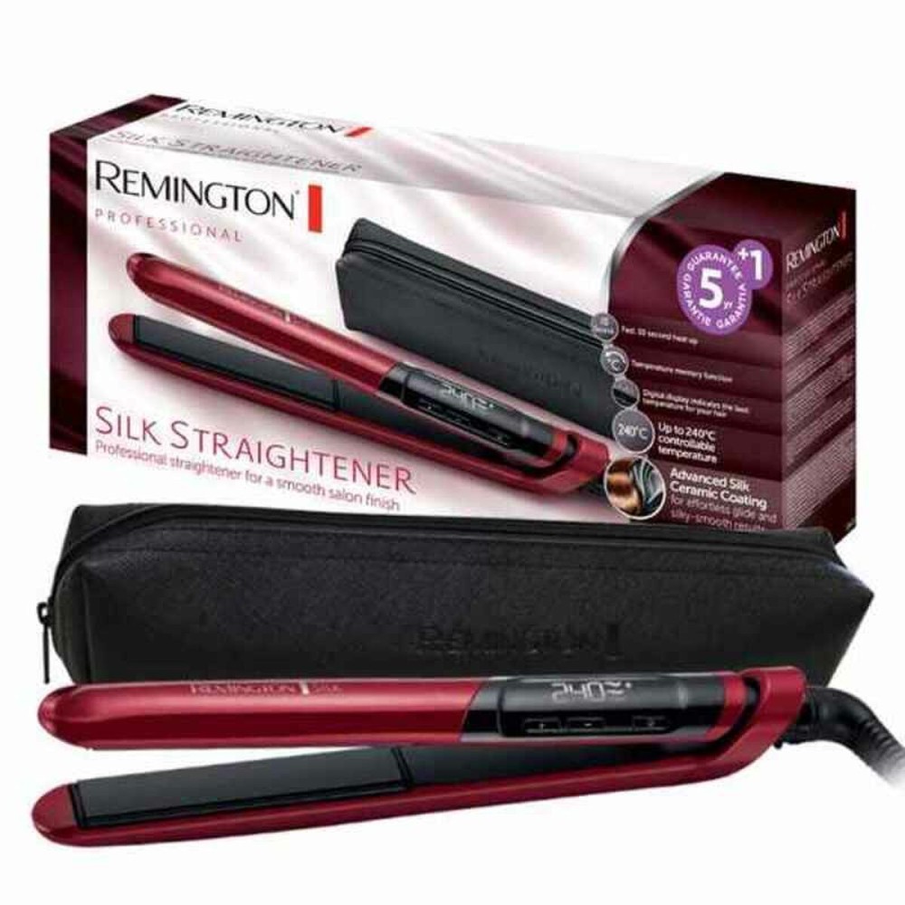 Glätteeisen Remington Silk Straightener 110 mm Rot Schwarz