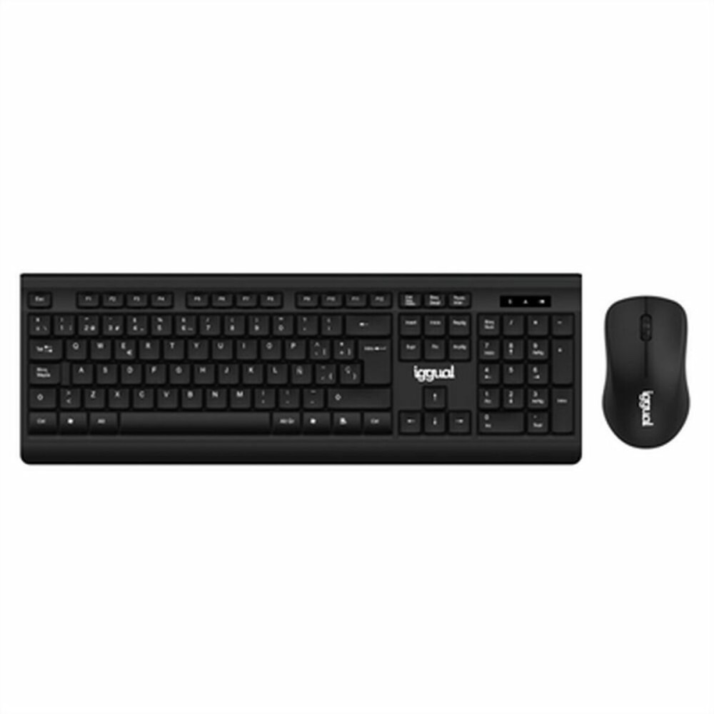 Tastatur mit Drahtloser Maus iggual WMK-Business