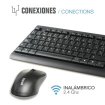 Keyboard and Wireless Mouse iggual WMK-Business