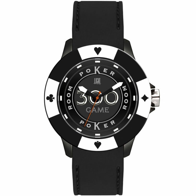 Unisex-Uhr Light Time POKER (Ø 41 mm)