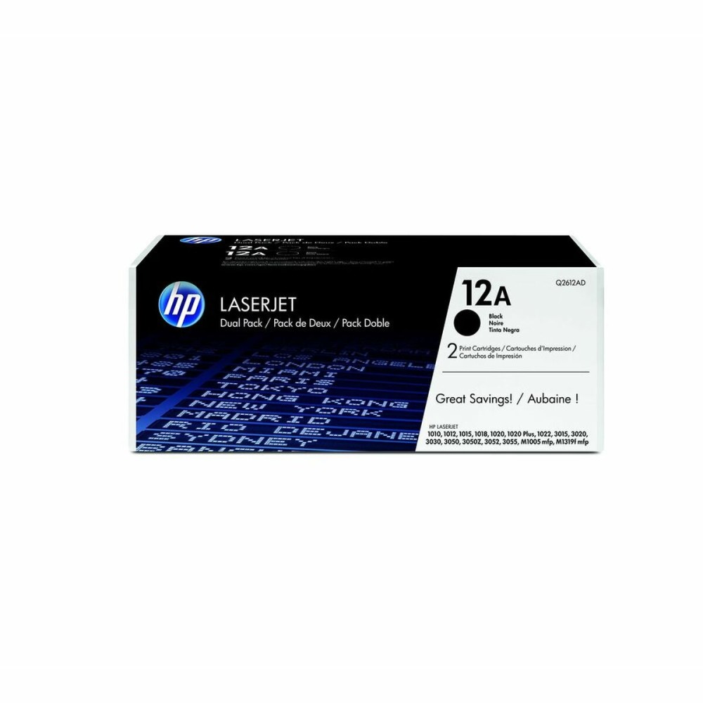 Toner original HP 12A Noir Toner