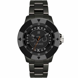 Unisex-Uhr Light Time POKER (Ø 41 mm)