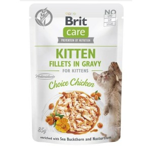 Aliments pour chat Brit Care Cat Kitten Choice Poulet 85 g