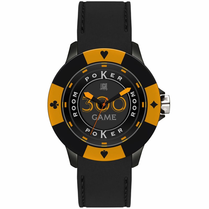 Unisex-Uhr Light Time POKER (Ø 41 mm)