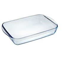 Plat à Gratin Pyrex Classic 4,6 L 40,3 x 26,3 x 7,3 cm Transparent verre (6 Unités)