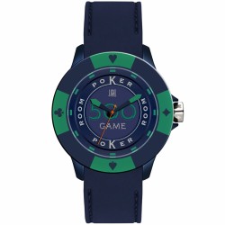 Unisex-Uhr Light Time POKER (Ø 41 mm)