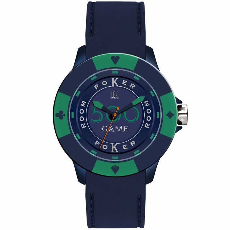 Unisex-Uhr Light Time POKER (Ø 41 mm)