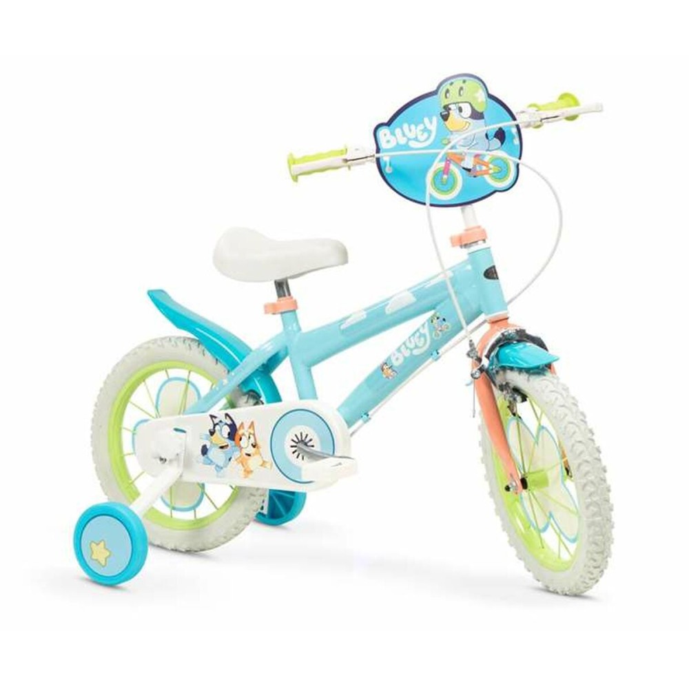 Kinderfahrrad Bluey 14" Blau grün