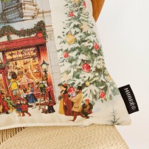 Housse de coussin Belum Christmas City Multicouleur 50 x 50 cm