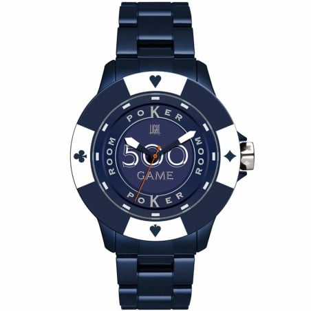 Unisex-Uhr Light Time POKER (Ø 41 mm)