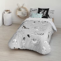 Housse de Couette Looney Tunes Looney BN Blanc black 175 Fils 220 x 220 cm