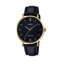 Damenuhr Casio 3H LEATHER - GOLD, BLACK (Ø 34 mm) (Ø 40 mm)